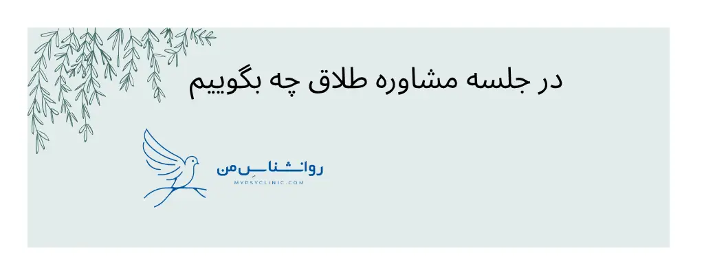 در جلسه مشاوره طلاق چه بگوییم